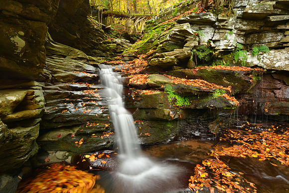 Plattekill Falls,  Platte Clove Valley, Ny